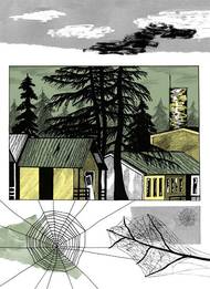 Ilustrace z Klubu divných dětí.