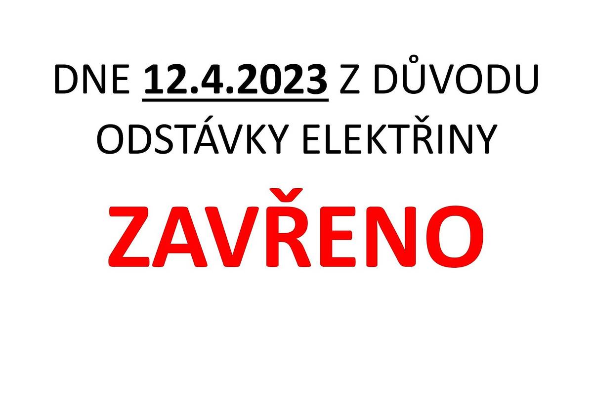 Úřední hodiny - 12.4.2023