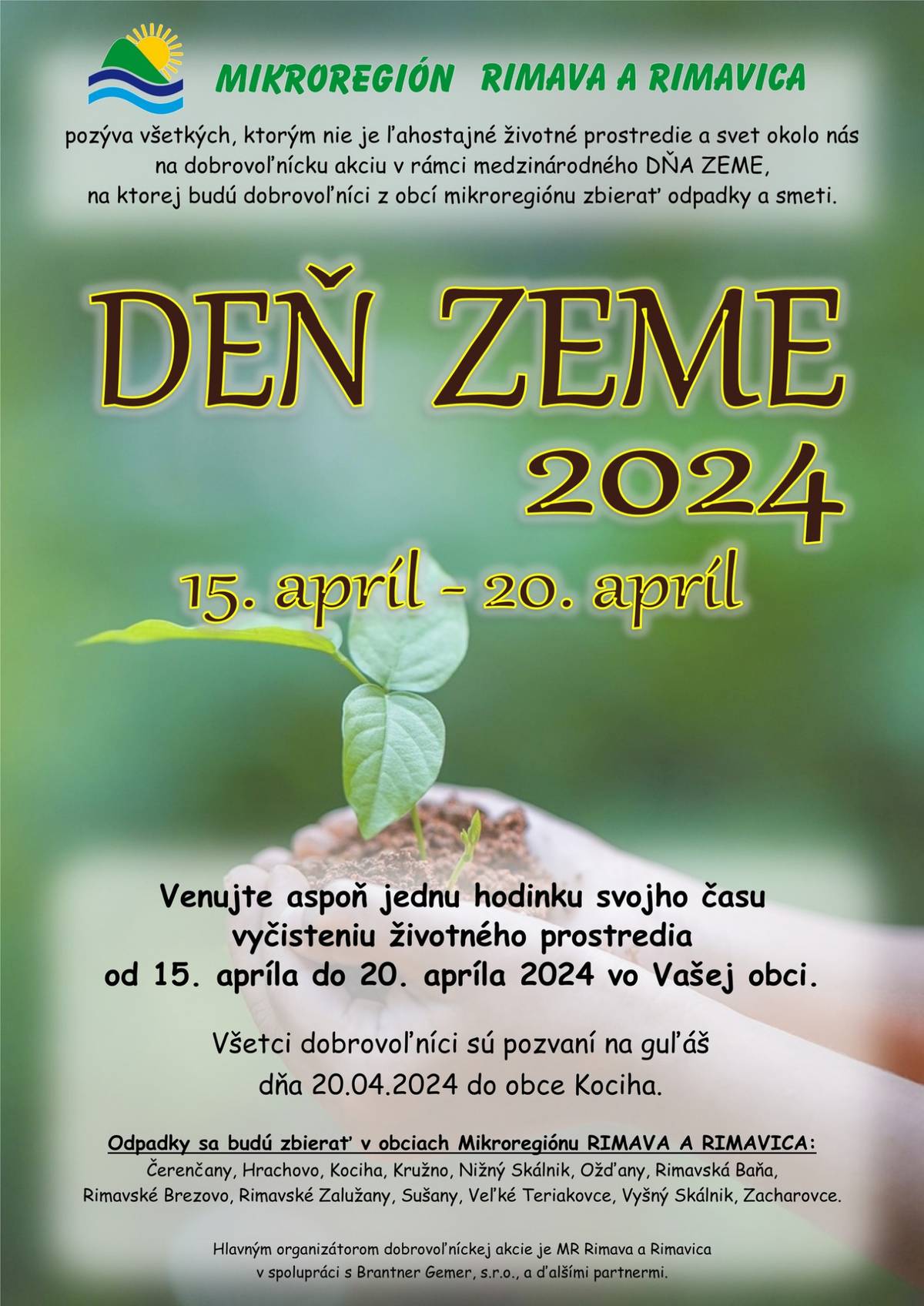 Deň Zeme 15. 04. 2024 - 20. 04. 2024