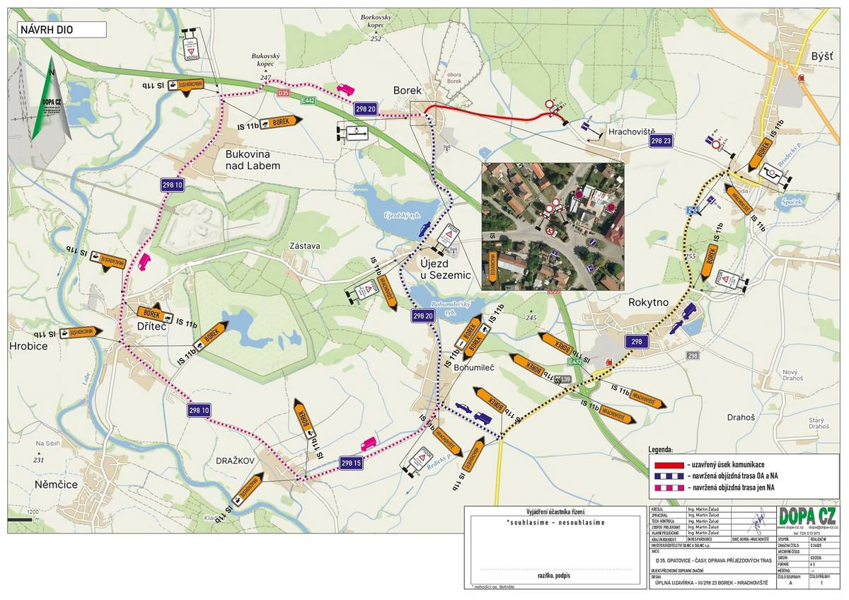 Uzavírka silnice Hrachoviště-Borek od 12.4. do 31.5.2024. Přístupy k domovům budou umožněny.
