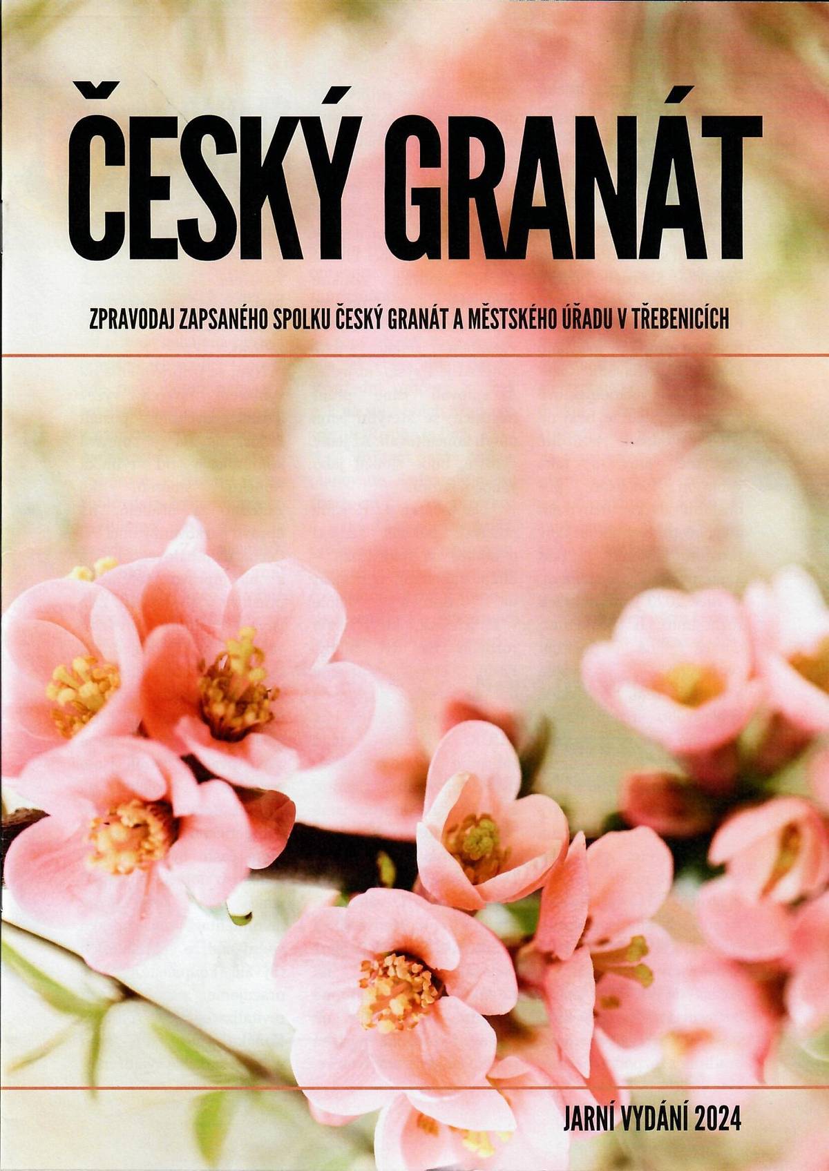Zpravodaj ČESKÝ GRANÁT jarní vydání 2024 
https://www.mesto-trebenice.cz/assets/File.ashx?id_org=16960&id_dokumenty=92016