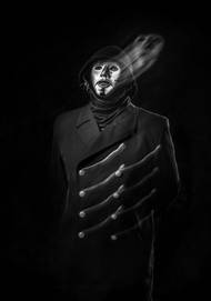 UGFC (Uncle Grasha's Flying Circus). Ukázka z výstavy fotografií Vojtěcha Vlka nazvané Masked Musicians, která je od 8. května do 7. června k vidění v pražském klubu Rock Café.