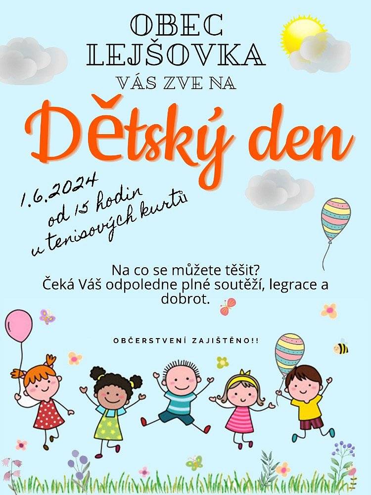 Na dětský den se můžete těšit 1.června 2024
