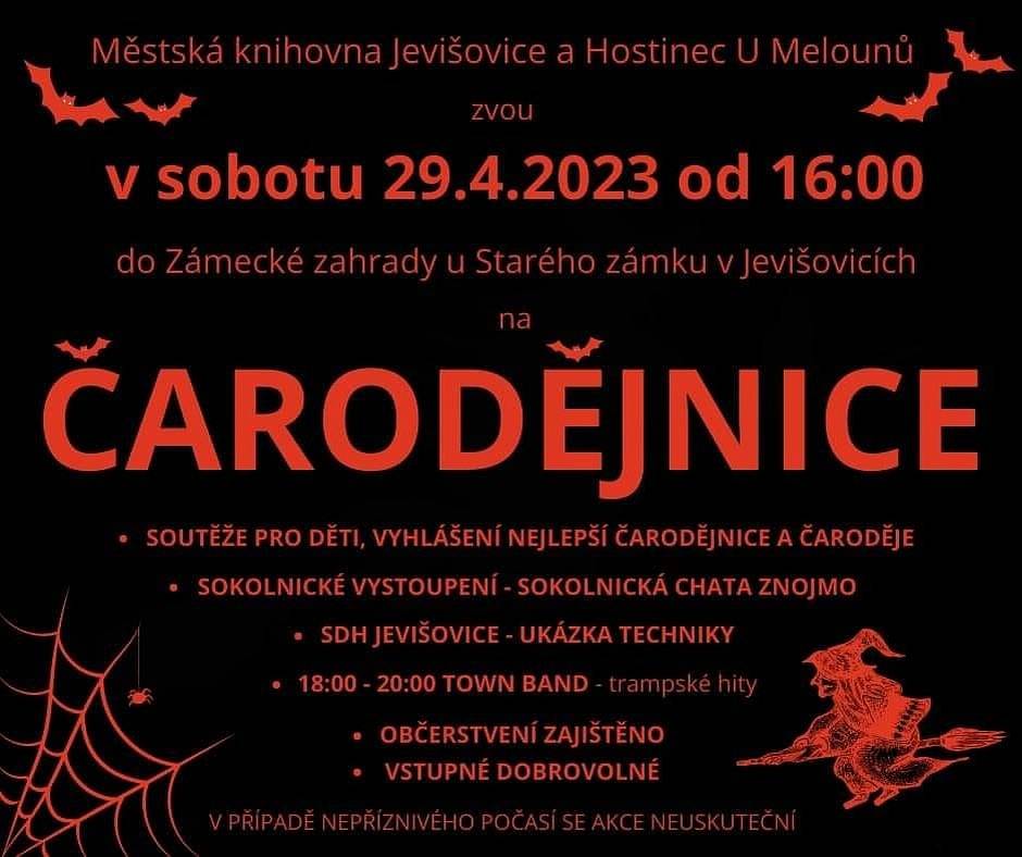 Hlášení                                                                                                                       27.03.2023
 
 
1/Městská knihovna Jevišovice upozorňuje, že bude z důvodu rekonstrukce elektroinstalace od 30.3. do 10.4.2023 uzavřena.
 
 
2/ Město Jevišovice pořádá zájezd na jarní výstavu Floria Kroměříž v neděli 30. 4. 2023. Vstupné v předprodeji  za 100,- Kč za osobu, dítě do 150 cm je zdarma. Přihlášky a úhrada vstupenky u p. Strakové do 6. 4. 2023. Vstupenky budou koupeny v předprodeji a předány přihlášeným zájemcům v autobuse
 
 
3/ Město Jevišovice připravilo výlet do strašidelného zámku Draxmoor, modelové železnice Žďár n. Sázavou a kostela sv. Jana Nepomuckého na Zelené hoře v pondělí 8. 5. 2023. Cena 390,-za dospělou osobu, 295,- Kč za dítě. Přihlášky  a úhrada ceny u p. Strakové do 20. 4. 2023
 