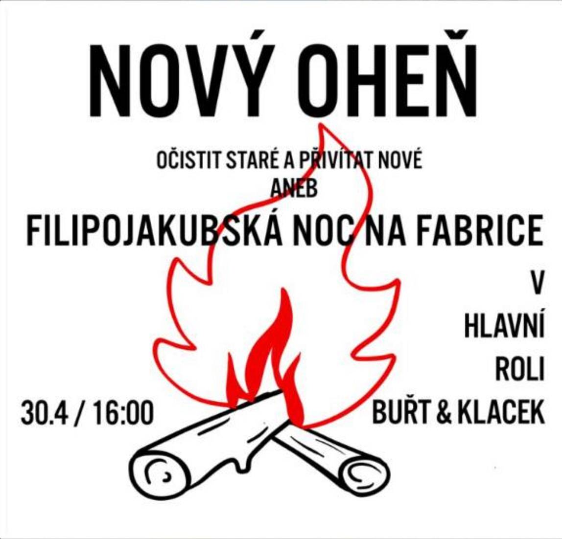 Filipojakubská noc na Fabrice