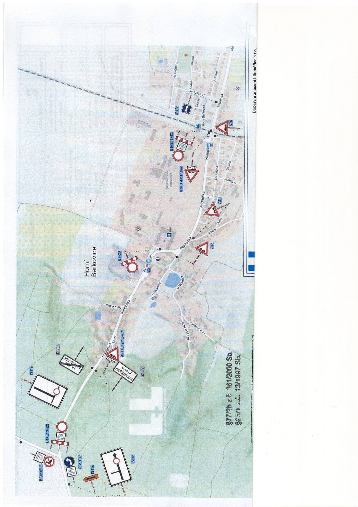 Uporornění na uzavírku v Horních Beřkovicích, pokud zjistíme další informace, budeme je hned zde zdílet.