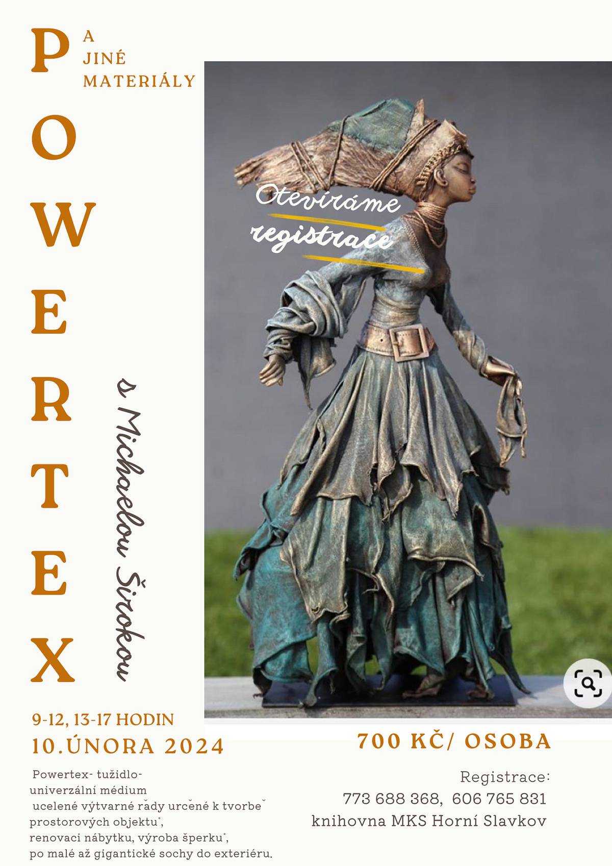 Tvoření s belgickou ucelenou výtvarnou řadou POWERTEX.