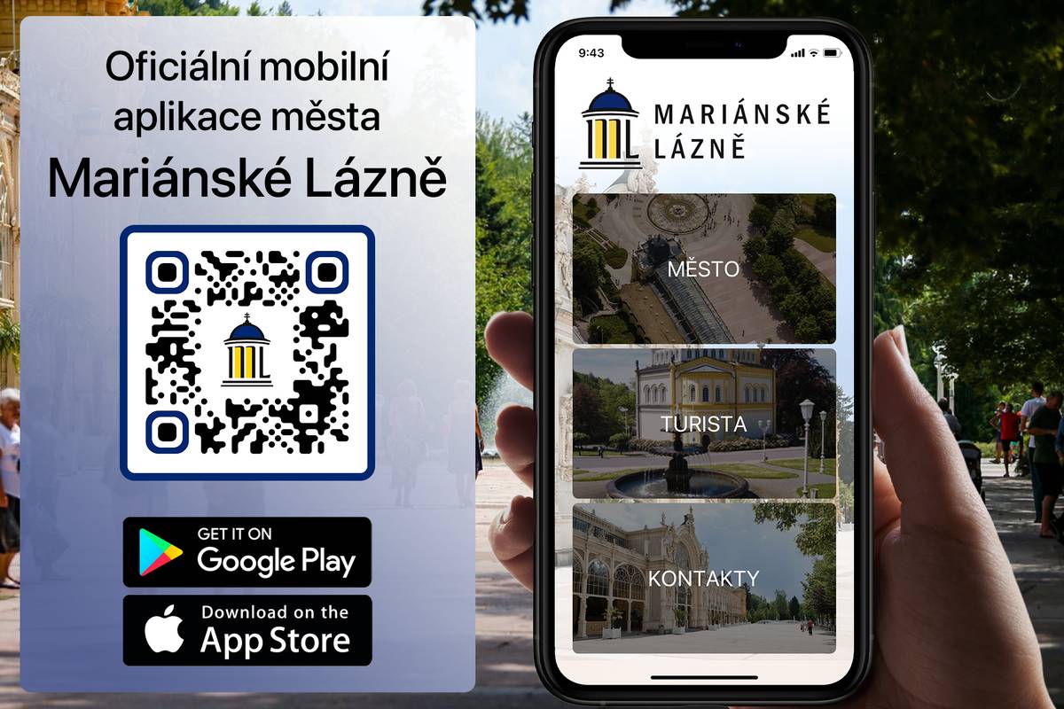 Mariánské Lázně mají novou mobilní aplikaci, která od 1. 8. 2024 nahrazuje Munipolis. Chcete být stále v obraze a dostávat jako první nejnovější informace? Stáhněte si aplikaci AppSisto s názvem „Mariánské Lázně“ a budete mít vše potřebné ve svém chytrém telefonu.


Co v aplikaci najdete?


- Nejnovější zprávy z města
- Důležité informace a kontakty
- Mapu podnětů a závad
- Úřední hodiny městského úřadu
- Tipy na kulturu a sport
- Sekci pro turisty s nápady na výlety


Každý občan si může dle svých preferencí nastavit oblasti, ze kterých chce dostávat zprávy od města. Počet preferenčních notifikací není nikterak omezen. Tuto možnost najdete úplně dole na úvodní stránce s dlaždicemi. Pokud jste si již aplikaci stáhli a tuto možnost nevidíte, stačí ji vypnout a znovu spustit.


 Aplikaci si můžete bezplatně stáhnout v Google Play a App Store, a to prostřednictvím přiloženého QR kódu.


Byli jste zvyklí dostávat aktuality e-mailem? Žádný problém! Stačí zaregistrovat svou e-mailovou adresu na stránce:
https://bit.ly/emailymarianskelazne a následně odběr potvrdit v odkaze e-mailu, který vám obratem přijde.