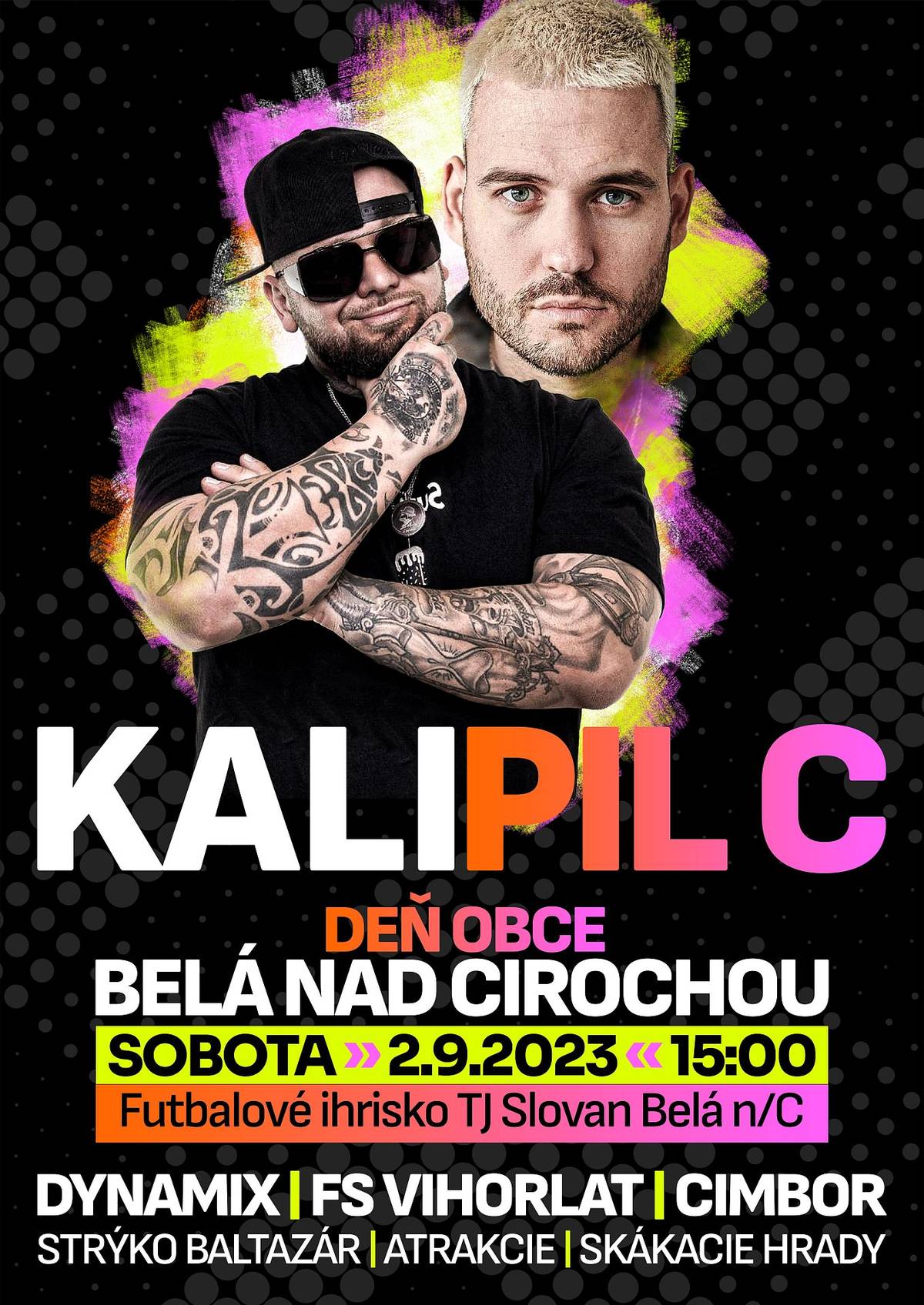 Pozývame na Deň obce, ktorý bude 2.9.2023 na futbalovom ihrisku TJ Slovan.