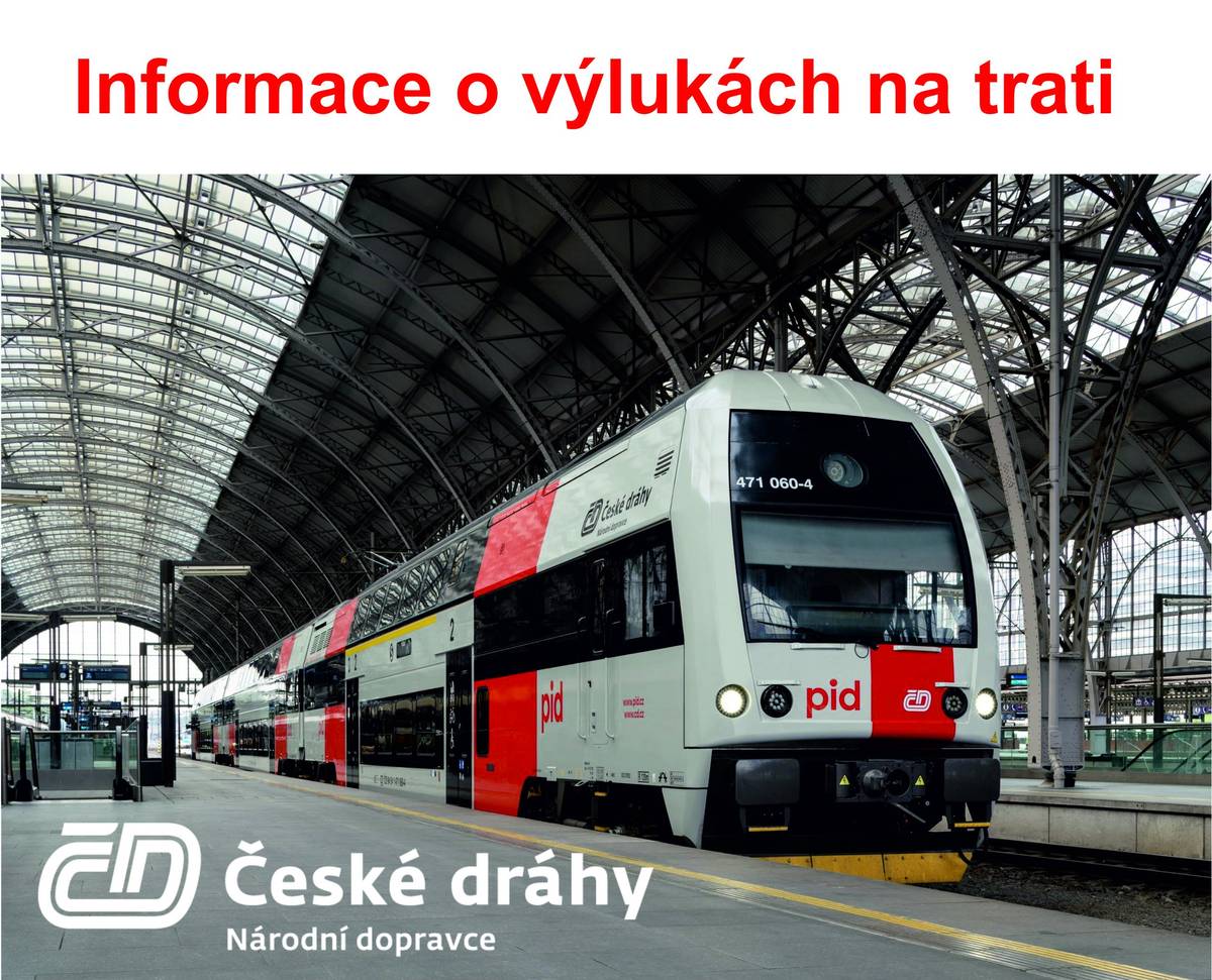 V týdnu od 22. - 28. 7. bude probíhat v některých usecích trati Praha - Benešov udržba, proto některé úseky budou nahrazeny autobusovou dopravou, některé spoje budou zrušeny bez náhrady. Po celou dobu bude platit výlukový jízdní řád. Doporučujeme si dopředu ověřit platnost a dochvilnost vašeho vlakového spojení.
Více informací na webu města.