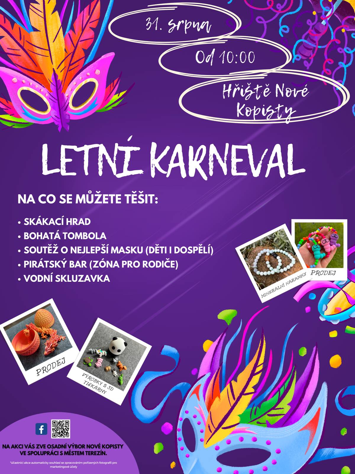 Již tuto sobotu - 31.8.2024
od 10:00 Hřiště Nové Kopisty