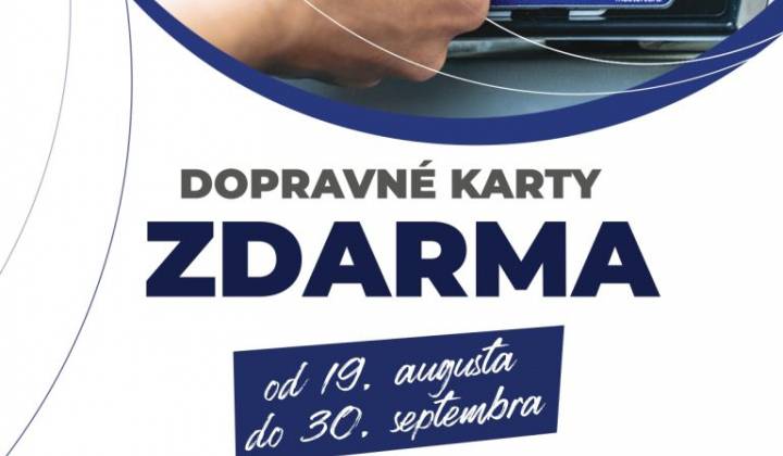 Cestujúci s trvalým pobytom v Prešovskom kraji budú môcť získať dopravnú kartu na regionálnu autobusovú dopravu zdarma. Na vybavenie karty budú mať celkovo až šesť týždňov, konkrétne od 19. augusta do 30. septembra. Samospráva tak chce motivovať cestujúcich, aby využívali pri cestovaní dopravné karty, s ktorými je cestovanie rýc...