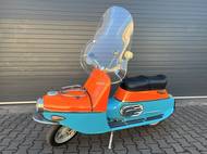 Čezeta 502 po renovaci, cena stanovena na minimálně 50 tisíc korun.