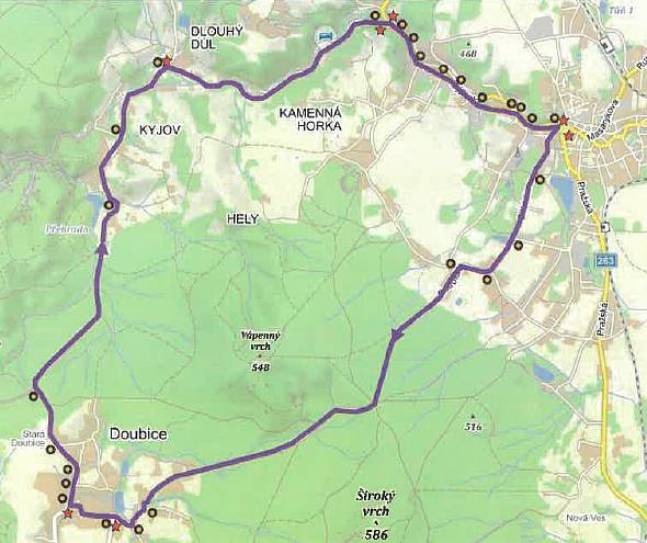 Omezení provozu při cyklistickém závodu