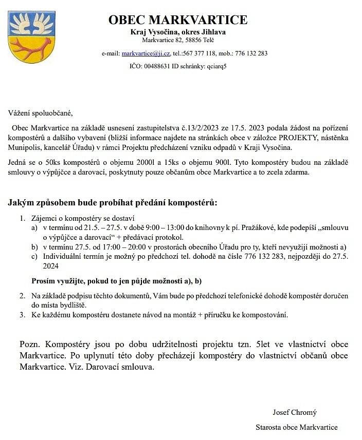 Kompostér do domu zdarma!