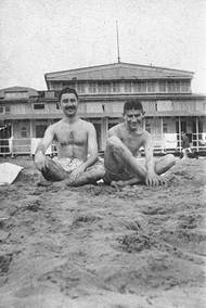 Franz Kafka v Benátkách. Nedatovaný snímek.