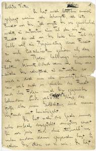 Dopis otci, faksimile rukopisu z roku 1918 vydaná roku 1994.