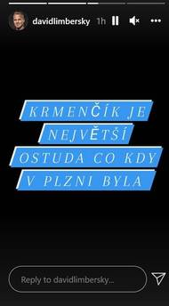 Duel měl svou dohru na sociálních sítích. Bývalý plzeňský zadák David Limberský se do svého někdejšího spoluhráče opřel...