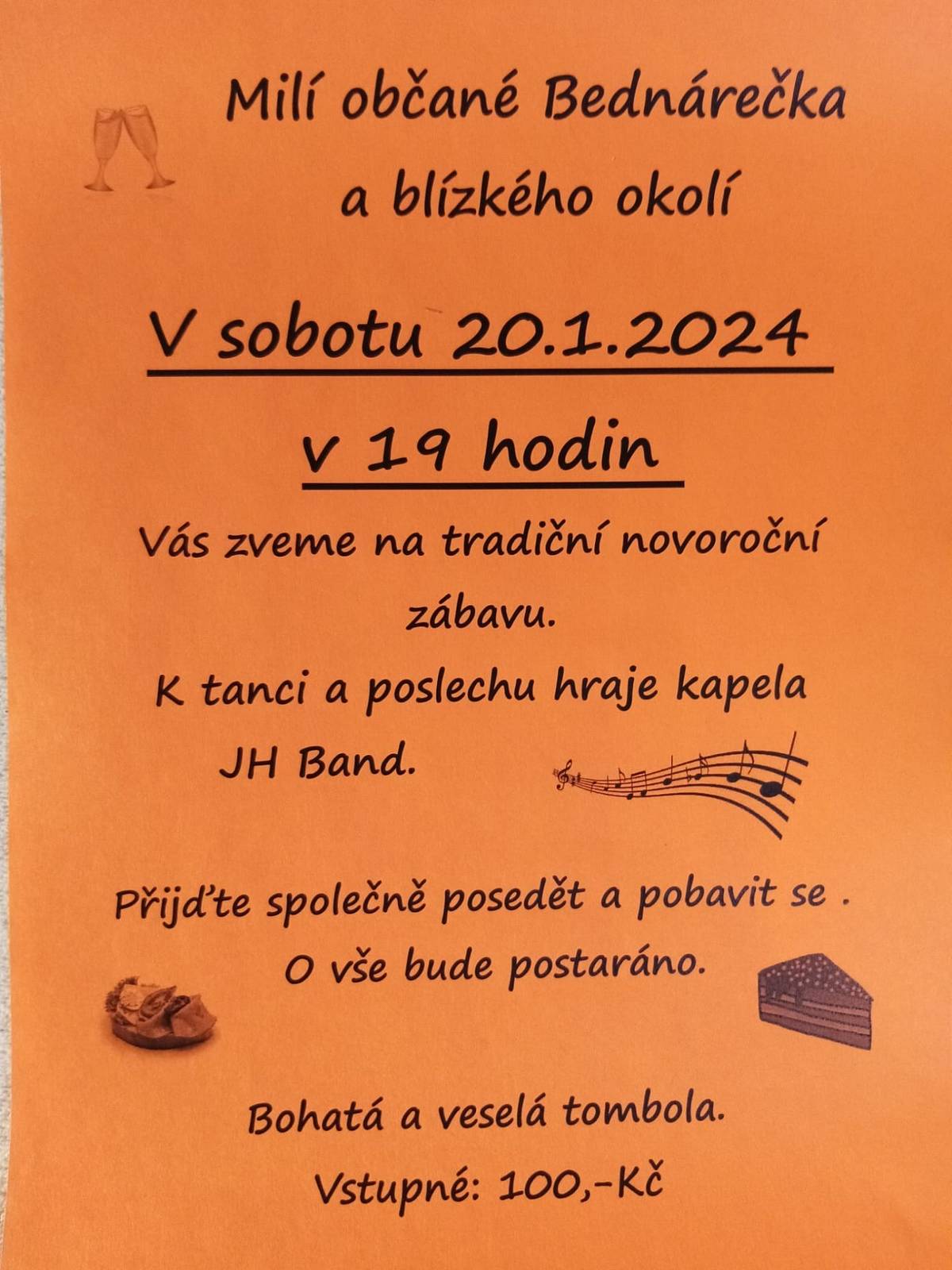 Dobrý den,
dovoluji si vás tímto pozvat na novoroční zábavu.
Jindřich Henbera