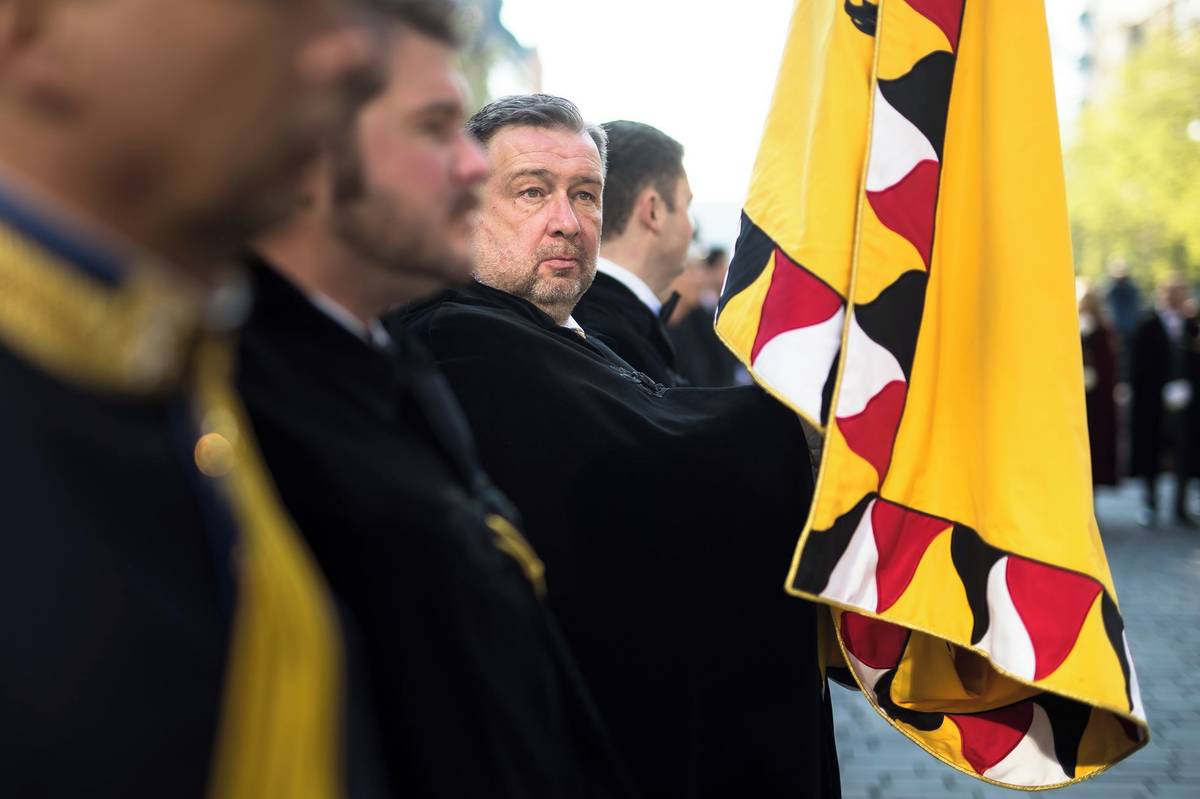 Kořeny řádu sahají až do roku 1308. Jeho velmistry byli i čeští králové a římští císaři. Například Karel IV., Zikmund Lucemburský a Václav IV. či Karel I.