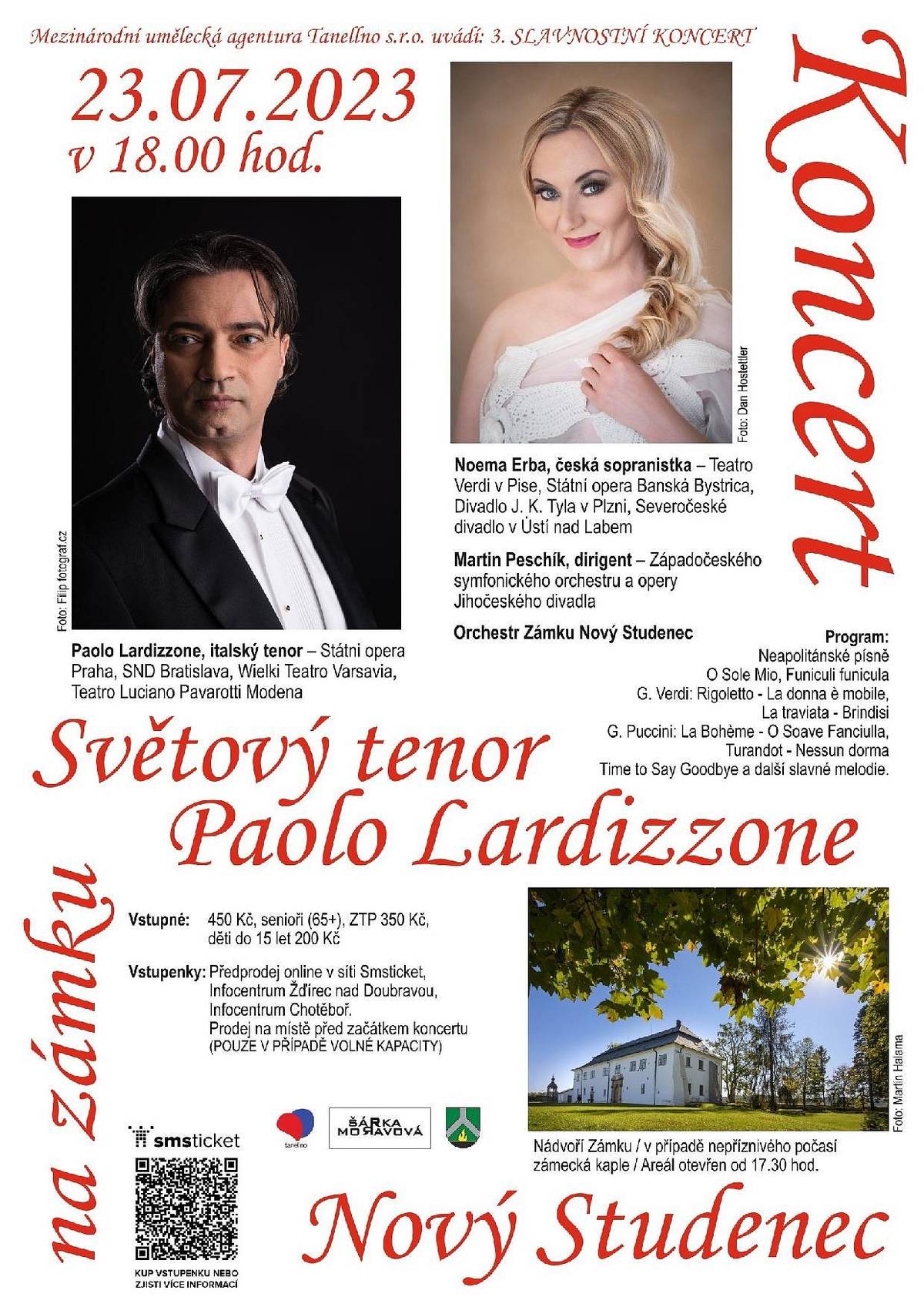 Pozvánka na zámek v Novém Studenci