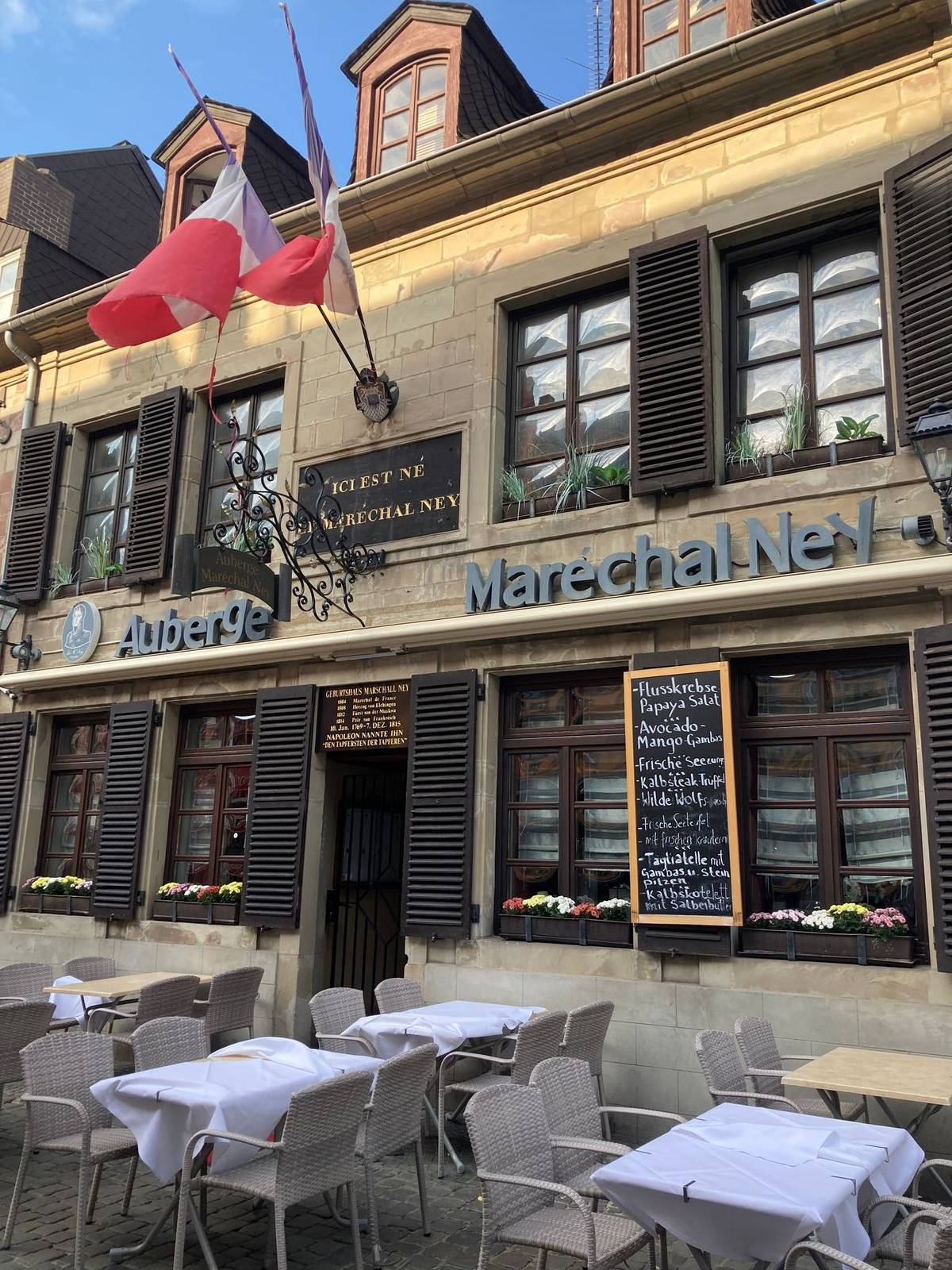 Dům, kde se 10. ledna 1769 v Saarlouis narodil maršál Michel Ney, kterému Napoleon říkal Nejstatečnější ze statečných.