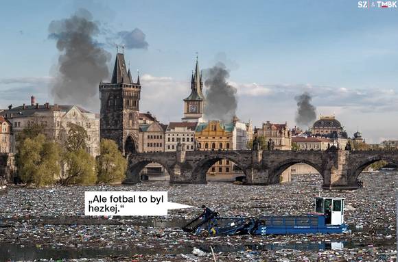 Fotbaloví fanoušci, kteří do Prahy přijeli na finále Evropské konferenční ligy, po sobě v centru města zanechali nepořádek nebývalých rozměrů. Místní se ze spouště ale díkybohu už pomalu mátoří.