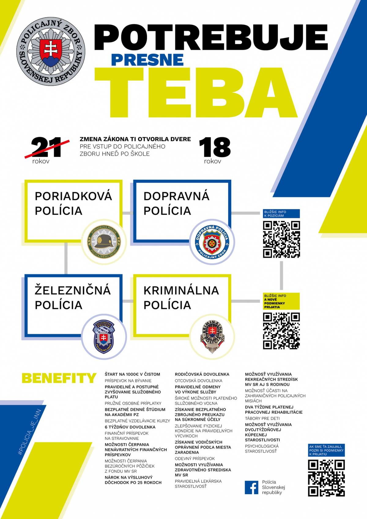 Stredná odborná škola Policajného zboru v Košiciach organizuje dňa 27. júla 2023 v čase od 8.30 hod. do 16.00 hod. náborovú kampaň Policajného zboru pod názvom „Staň sa policajtom na jeden deň“. Kampaň je určená všetkým potenciálnym uchádzačom o prácu príslušníka Policajného zboru – aj tým, z ná&scaro...
