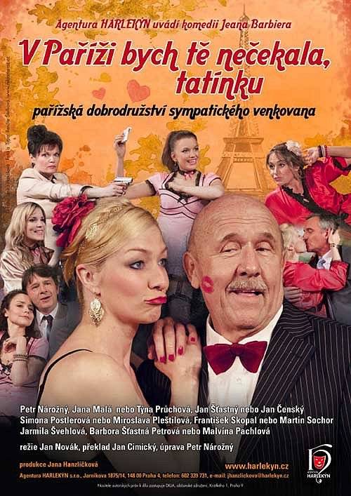 Autobusem z Heřmanova v 10:00 hodin. Divadlo PALACE (vedle Václavského nám.), sobota 27.4., představení v 15:00. V hlavní roli Petr Nárožný.
https://www.divadlopalace.cz/cz/v-parizi-bych-te-necekala-tatinku/146/
Závazné přihlášky na mail: ou.hermanov@seznam.cz a obratem zaplacená záloha 1000 Kč.