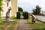 Sochy od Kryštofa Hoška v Litoměřicích.