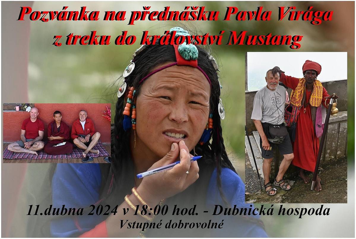 Již tento čtvrtek od 18:00 si přijďte posedět a poslechnout vyprávění Pavla Virága o cestování. Nepál - Himálaj.