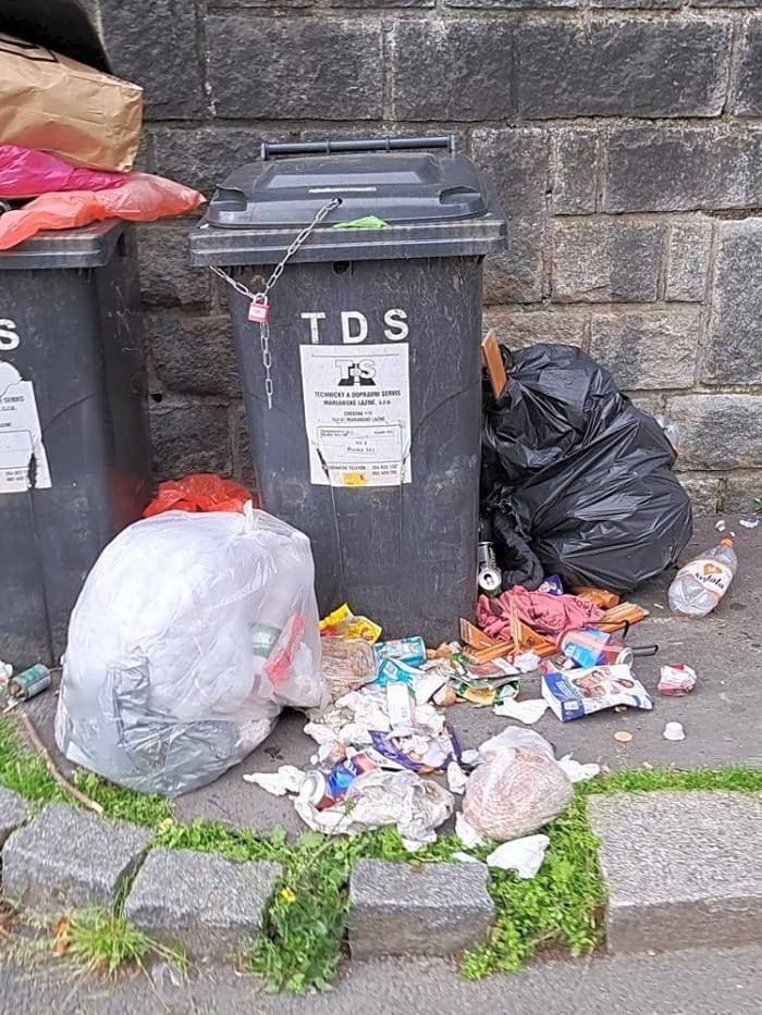 Dobrý den, nepořádek byl již odklizen.