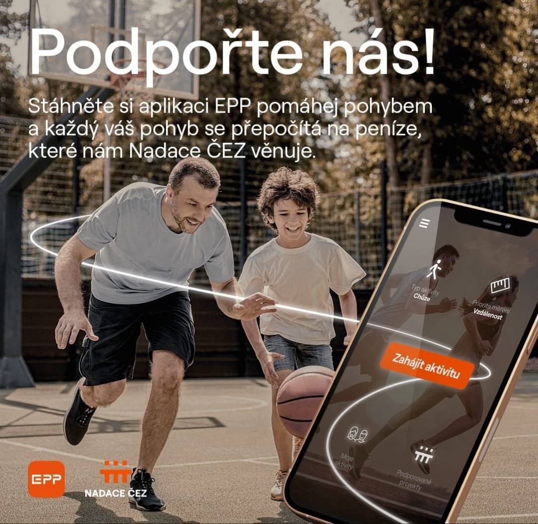 V aplikaci EPP - Pomáhej pohybem od Nadace ČEZ (https://pomahejpohybem.cz/) byla spuštěna sbírka bodů na pořízení AED defibrilátoru, nosítek a plovacích vest pro naši výjezdovou jednotku JSDH Tasov🔥🚒▶️https://pomahejpohybem.cz/#projects
❗Body se sbírají pohybem a přidat se může každý. Stáhněte si aplikaci a zapněte ji pokaždé, když se půjdete projít, běhat, hrát tenis, jet na kole nebo jen pracovat na zahradě. Po skončení aktivitu v aplikaci ukončíte a dostanete za ni body. Všechny aktivity lze poté sledovat v MOJE AKTIVITY, kde také najdete tlačítko PŘIŘAĎ BODY, pak PODPOŘIT PROJEKT a nalistujete ten náš. Projekt není časově omezený, ale čím dřív, tím líp!❤️
🎉Po nasbírání bodů Nadace ČEZ kompletně proplatí zdravotnické vybavení ve výši 63.564 Kč🍀