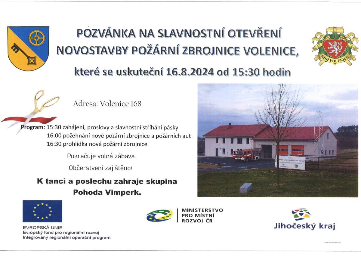 Slavnostní otevření HZ