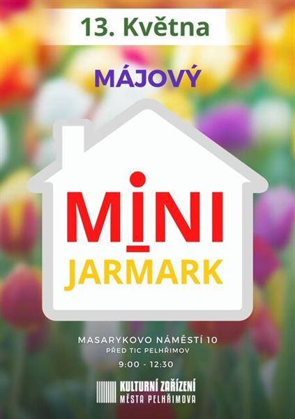 Turistické informační centrum Pelhřimov (TIC) pořádá MÁJOVÝ MINI jarmark, který se uskuteční v sobotu 13. května od 9 do 12.30 hodin na Masarykově náměstí před TIC. Do Pelhřimova opět míří velká rodina šikovných ručiček, zároveň vás čeká přehlídka chutí, vůní a radostí z Pelhřimovska a okolí.