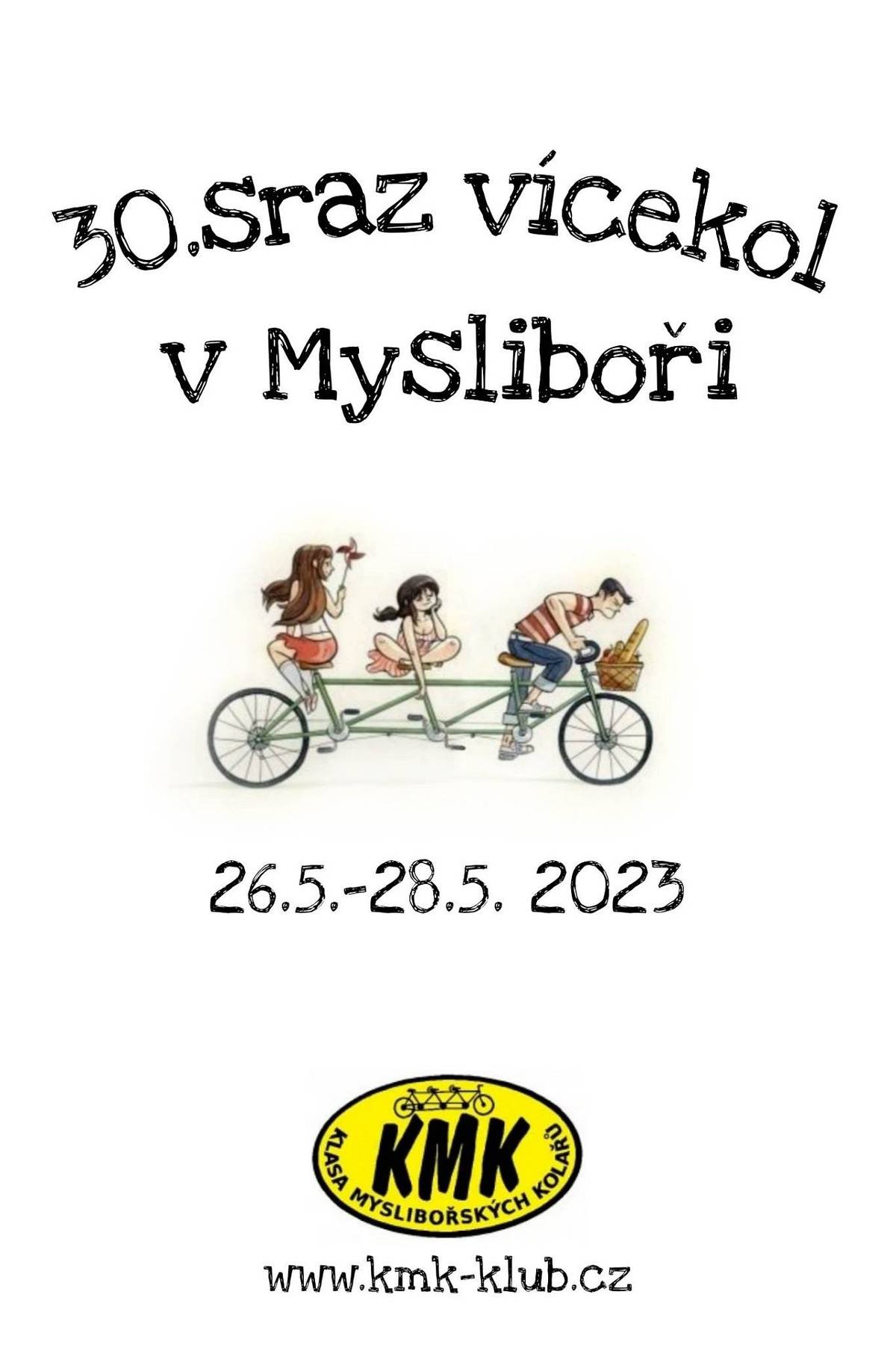 Vícekola v Mysliboři: 26.5. večer posezení s kytarou, 27.5. v 9 hod. start a večer taneční zábava v KD Mysliboř