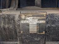 VIN vozu, relativně netradičního pro americké cesty.