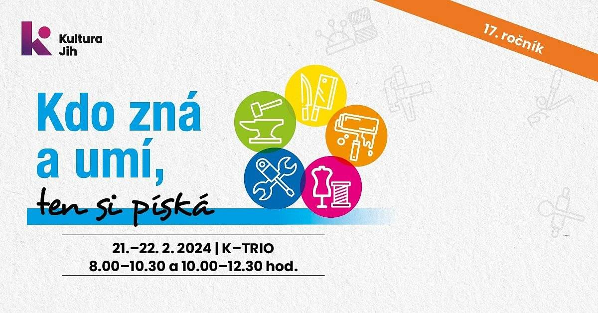 Zvýšit zájem o technické a řemeslné obory mezi školáky má interaktivní soutěž Kdo zná a umí, ten si píská, která se už tento týden - ve středu 21. a ve čtvrtek 22. února - uskuteční v KD K-TRIO.
👷👷‍♀️👷‍♂️Akce je určena pro žáky 8. ročníků základních škol - letos se jí zúčastní více než 300 žáků z bezmála 30 základních škol z Ostravy a přilehlých lokalit. Prostřednictvím soutěžních stanovišť se seznámí s náplní jednotlivých řemeslných či odborných studijních oborů a současně si ověří i své vlastní dovednosti.
✅Akci připravila Kultura Jih ve spolupráci s obvodem Ostrava-Jih, odbornými školami, učilišti, významnými zaměstnavateli v regionu a Úřadem práce, konkrétně jeho Informačním a poradenským střediskem v Ostravě. Partnery akce jsou už tradičně společnosti ČEZ, Ostravské vodárny a kanalizace, Vězeňská služba Ostrava a nově také obchodní skupina Tesco.
Více informací k akci naleznete na: https://www.kulturajih.cz/cz/kultura/pro-skoly/