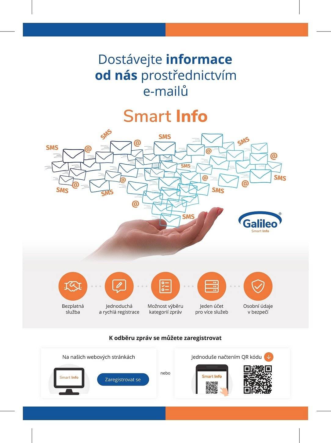 Současná služba Munipolis bude od příštího měsíce nahrazena novou Smartinfo. Pokud si i nadále přejete dostávat informace z města, prosíme o odsouhlasení emailu, případně SMS. Ty budou zítra, 16. května 2024 rozesílány všem registrovaným občanům. 
Registrace je také možná na webu města nebo osobně v sekretariátu Městského úřadu Sázava. V případě neodsouhlasení, nebudete dále dostávat informace z města a vaše osobní údaje budou vymazány.
