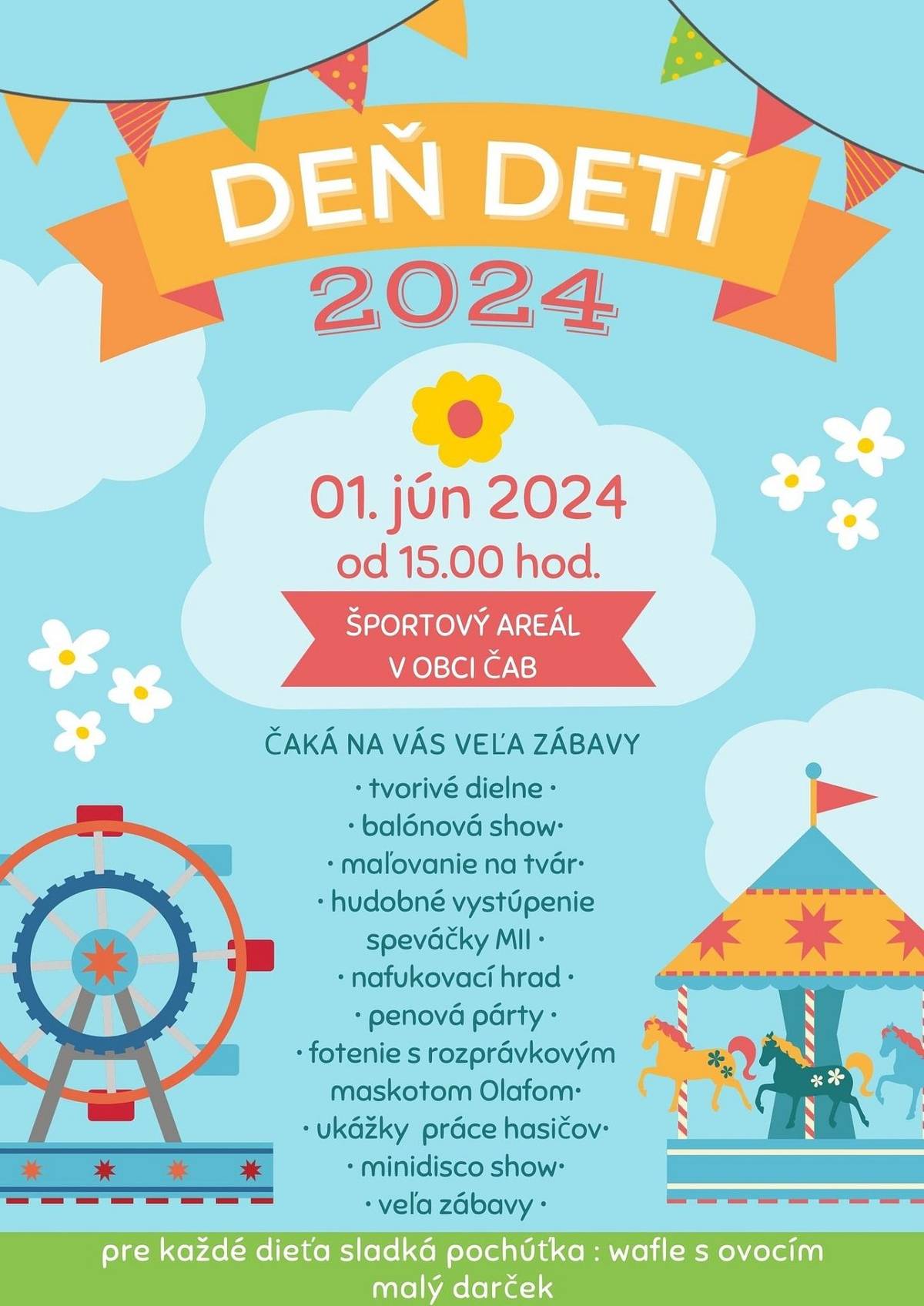 V sobotu bude deň detí na ihrisku