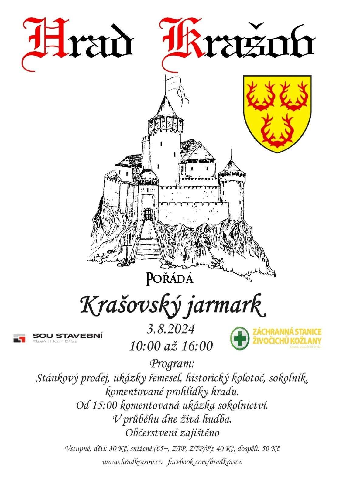 Krašovský jarmark
3.8.2024
10:00-16:00hod