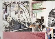 Josef Bolf namaloval ateliér studia Projektil v Malátově ulici na pražském Smíchově.