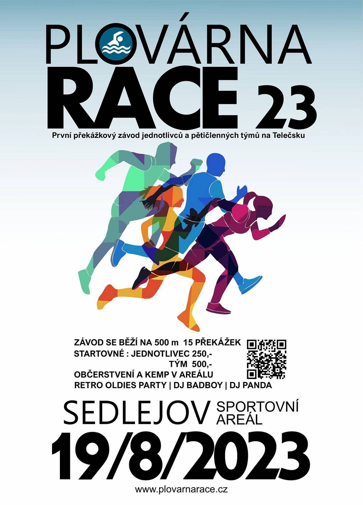 - 8.00 začátek registrace dospělí, od 9.00 začátek registrace pro děti, přijet lze ale i v průběhu závodu , každý závodník běží samostatně.
- trasa je zvládnutelná i pro rekreační sportovce
- nově bude i  trasa pro děti (4 kategorie), v této kategorii odměna pro každého soutěžícího
- jídlo zajištěno po celý den (steaky, klobásy, saláty, palačinky...), od 15.00 pak pečení pstruzi
Více na: https://www.plovarnarace.cz/
aktuality: https://www.facebook.com/…ion