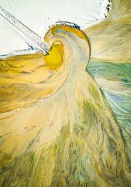 "Probíhající změny v krajině Giba nijak neestetizuje, ale snaží se dokumentovat fakt, že spojením toho, co je divoké a civilizované, vyroste nějaký nový druh vesmíru," říká kurátorka výstavy.