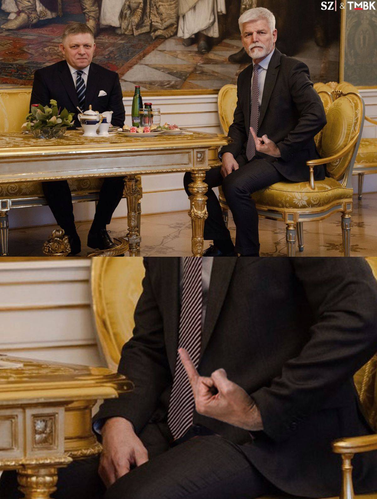 Slovenský premiér Fico je v Praze. Setkal se mnoha tuzemskými politiky, ovšem zdaleka největší vášně jeho návštěva budila na Pražském hradě. Mítink dvou inkriminovaných státníků očima TMBK pro Seznam Zprávy.