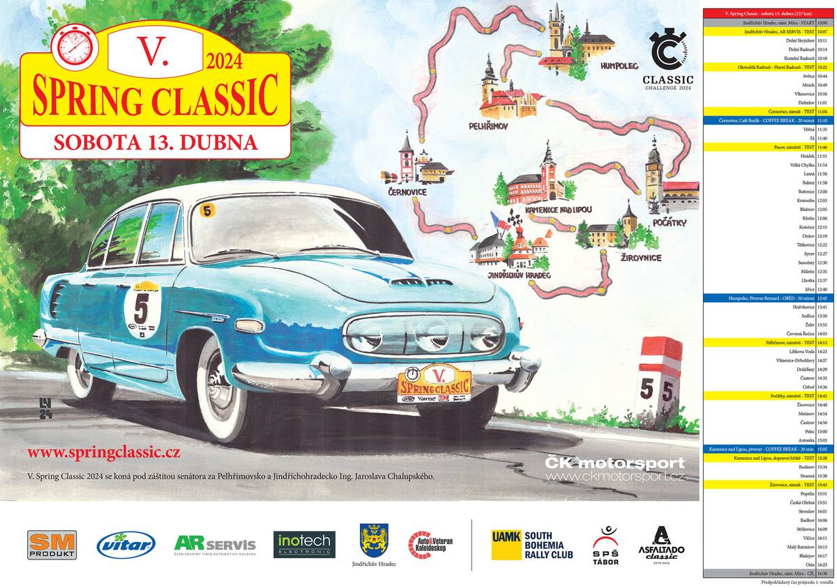 Spring Classic představí skvostné veterány