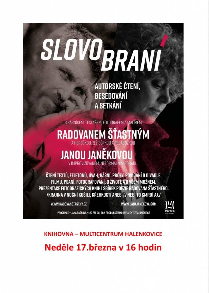 Přijměte co nejsrdečnější pozvání na Slovobraní.

Akce je součástí Slavnostního otevření bazaru knih (POZOR ZMĚNA TERMÍNU)