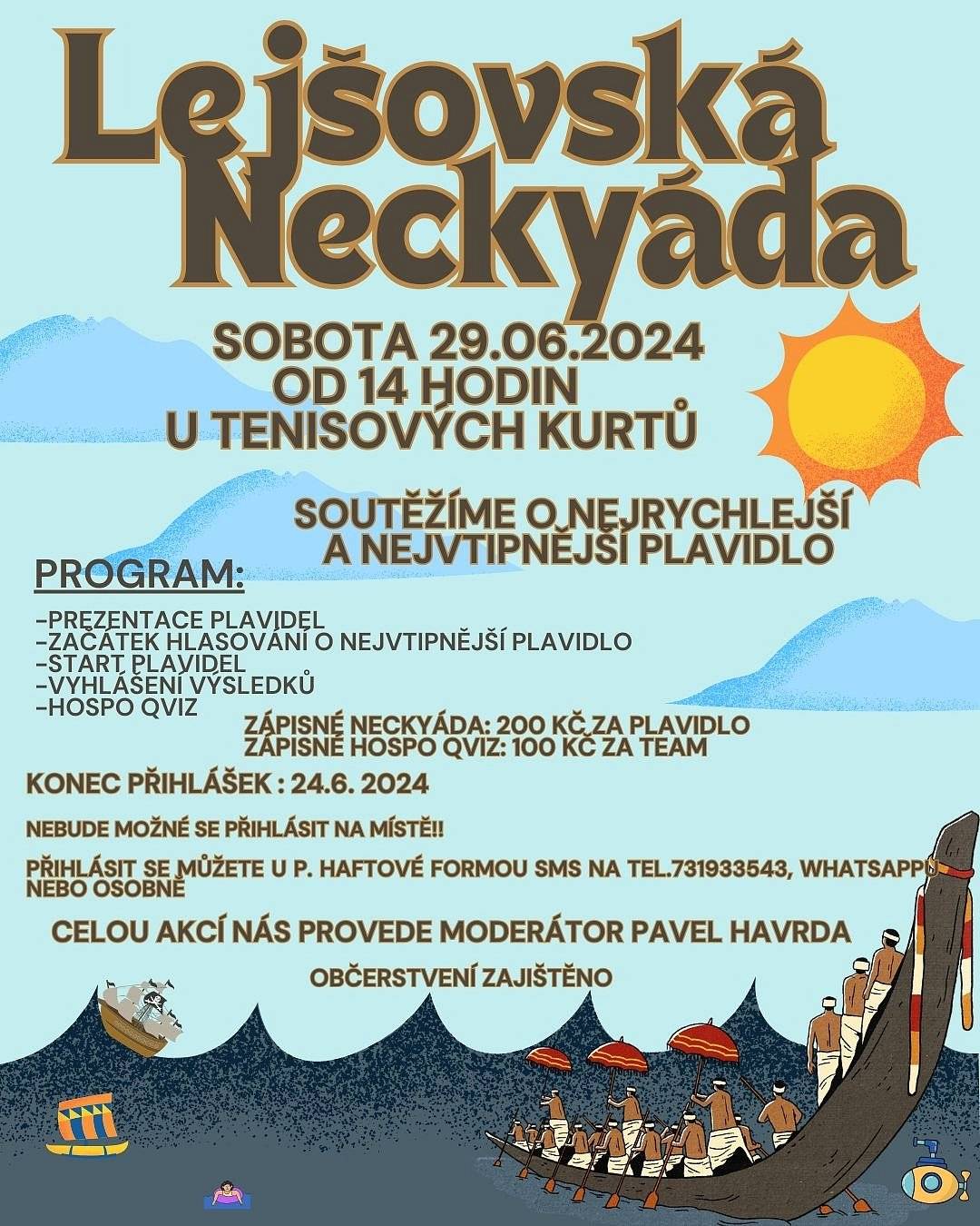 Srdečně zveme. Jako doprovodný program bude hospoqvíz.