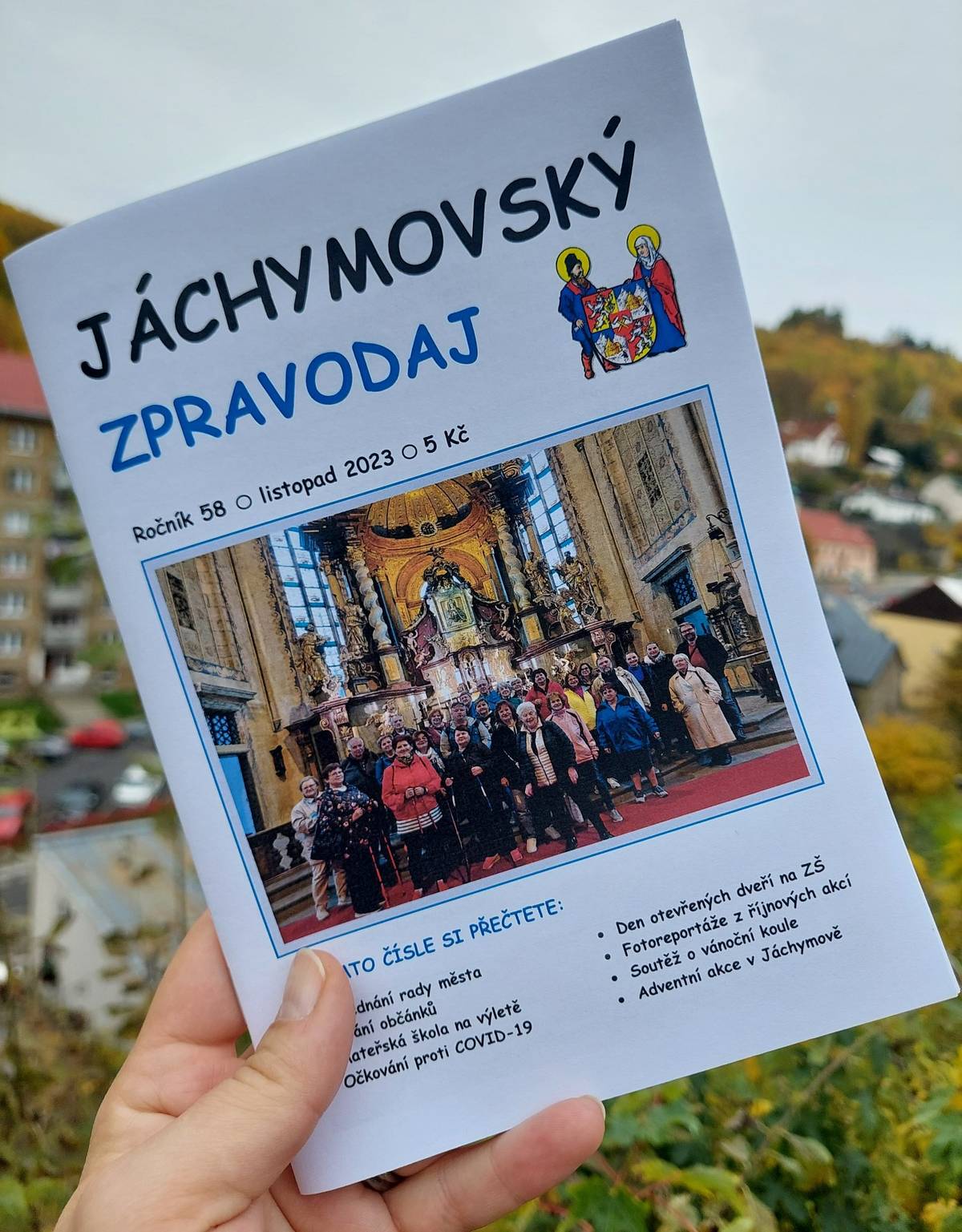 Listopadový zpravodaj přináší informace z Rady města, fotoreportáže z říjnových akcí, pozvánky na den otevřených dveří na ZŠ či adventní akce v Jáchymově.