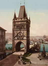 Praha, staroměstská mostecká věž Karlova mostu
